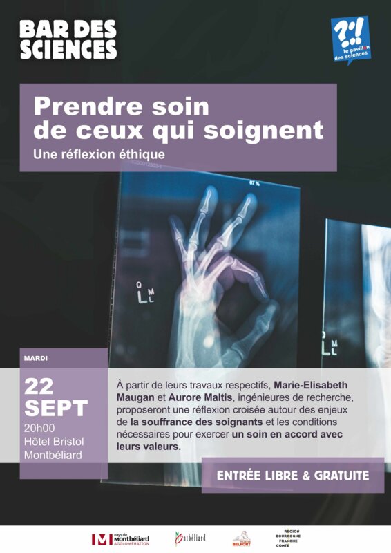 Bar des sciences "Prendre soin de ceux qui soignent"