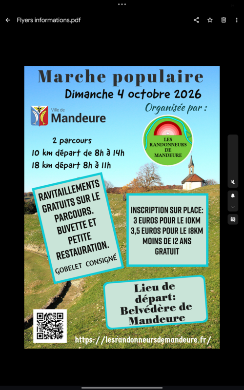 MARCHE POPULAIRE MANDEURE