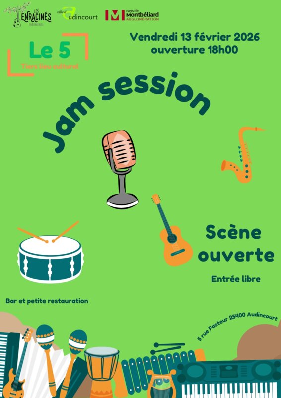Jam Session au 5 - Scène ouverte