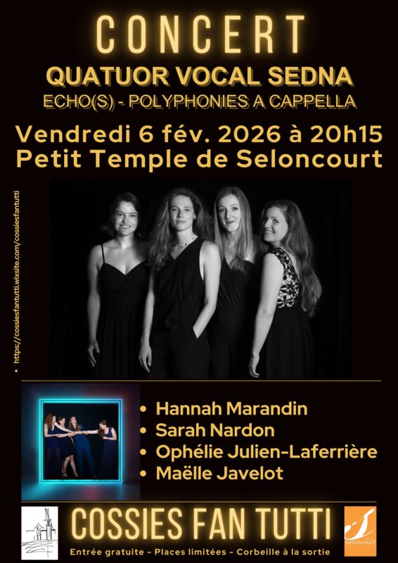 Quatuor vocal SEDNA - Polyphonie a cappella