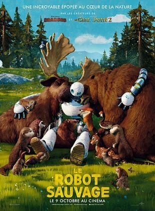 Projection en plein air du film LE ROBOT SAUVAGE