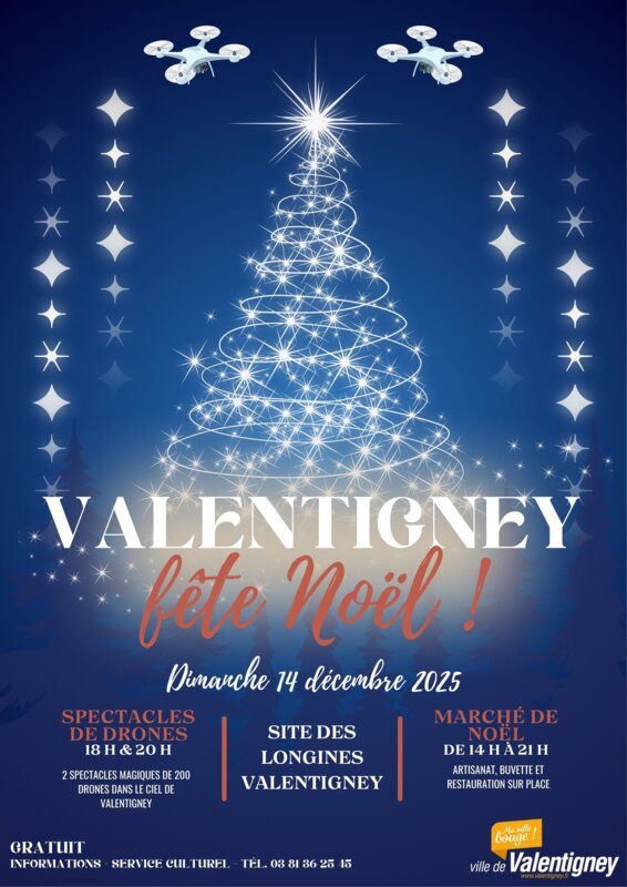 Marché de Noël  et spectacles de drones