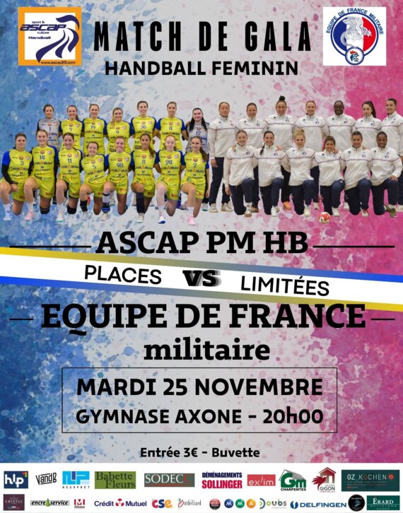Match ASCAP N2F vs Equipe de France militaire
