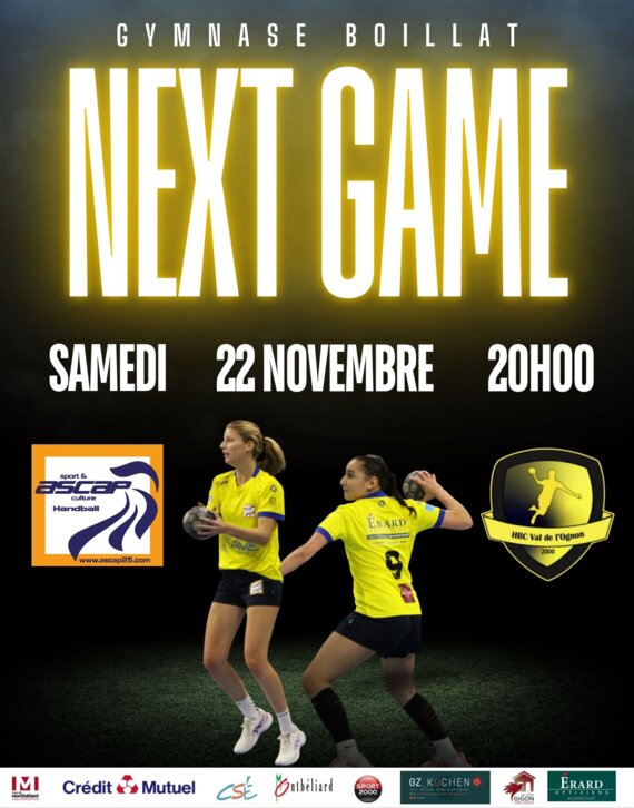 Match ASCAP PNF vs HBC Val de l'Ognon