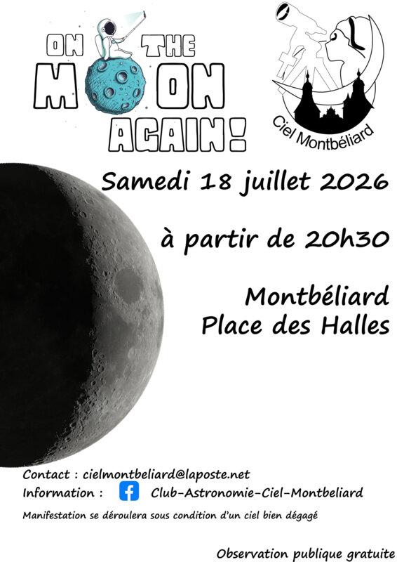 ON THE MON AGAIN Observation astronomique publique