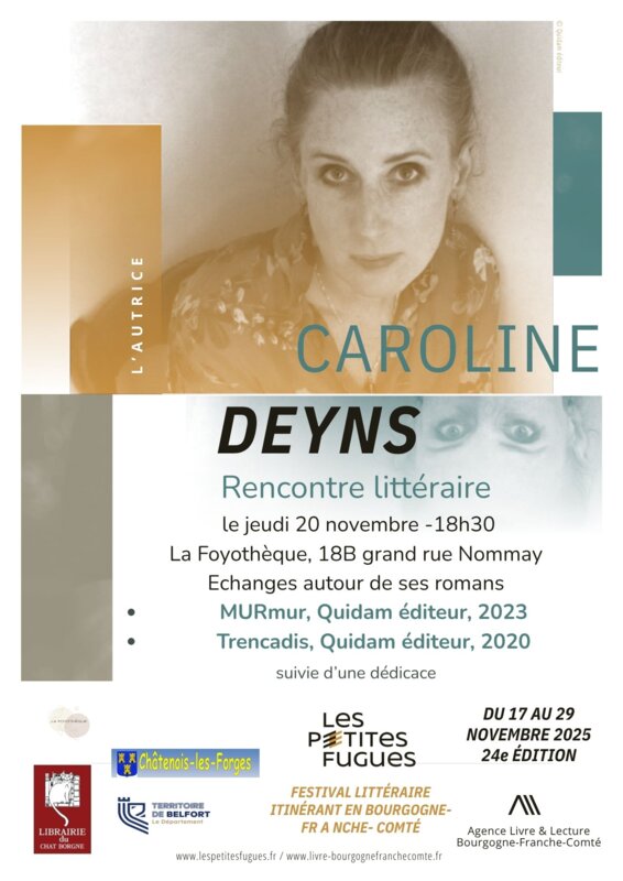 Rencontre littéraire avec Caroline Deyns