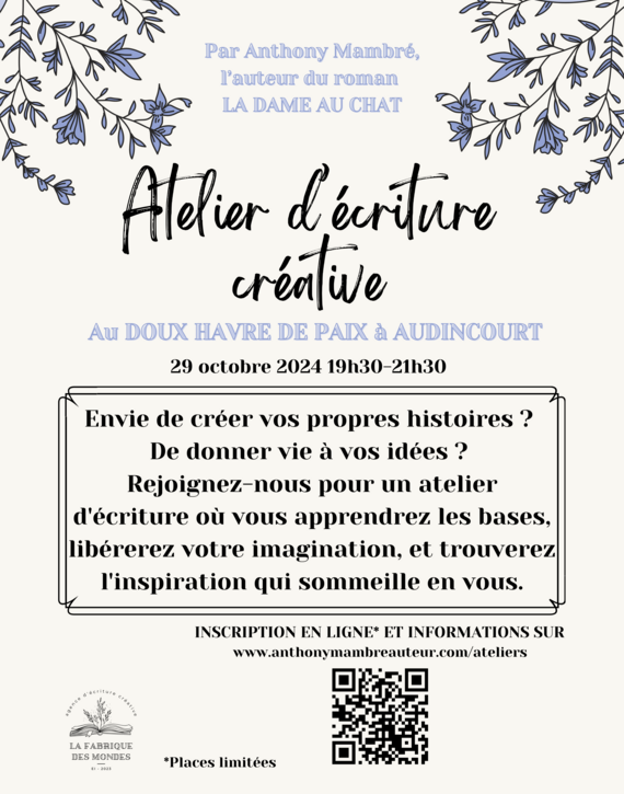 Atelier d'écriture créative