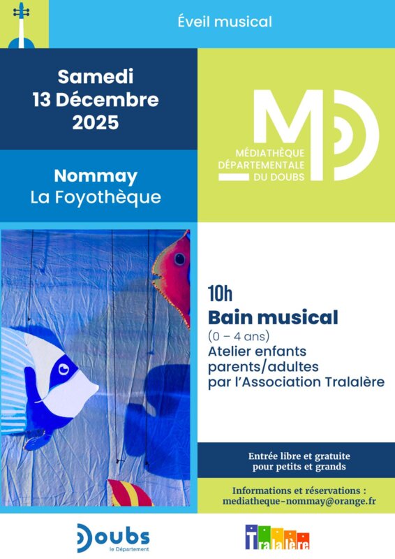 Bain musical pour les 0 - 4 ans