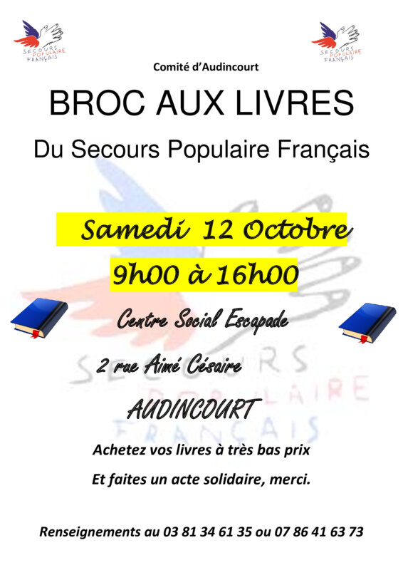 Broc aux livres d'occasion