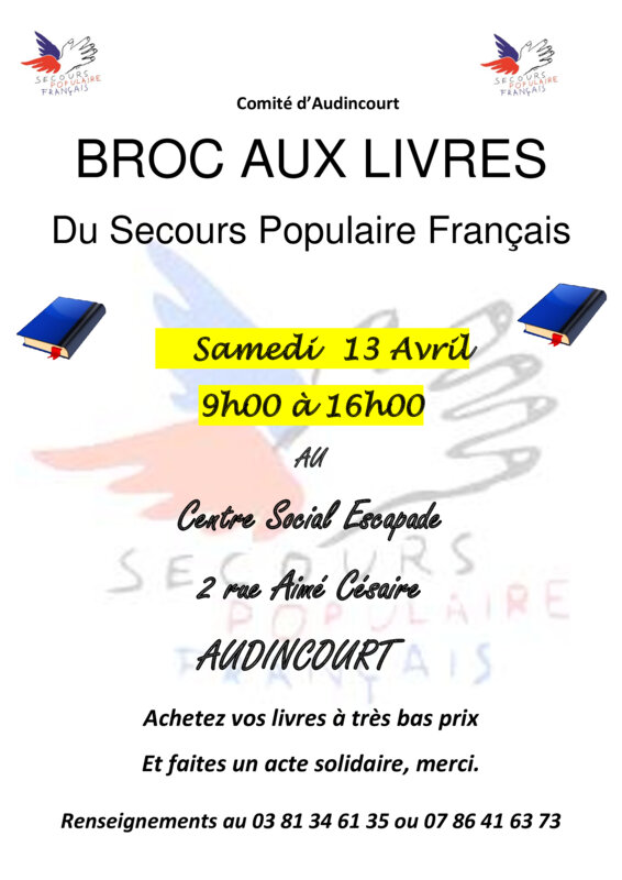 Broc aux livres d'occasion