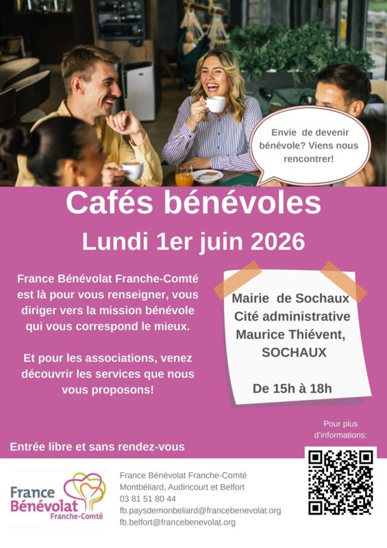 Les "cafés bénévoles" du Pays de Montbéliard