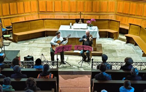 Concert aux Chandelles - D. Demange et M. Togonal