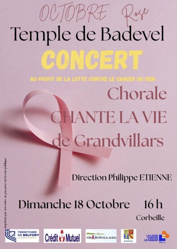 OCTOBRE Rose- Concert au Temple de Badevel 18 oct à 16h