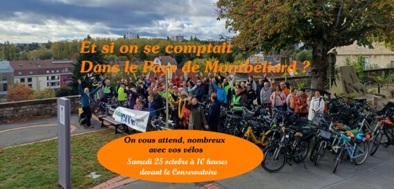 Cyclistes, et si on se comptait ?