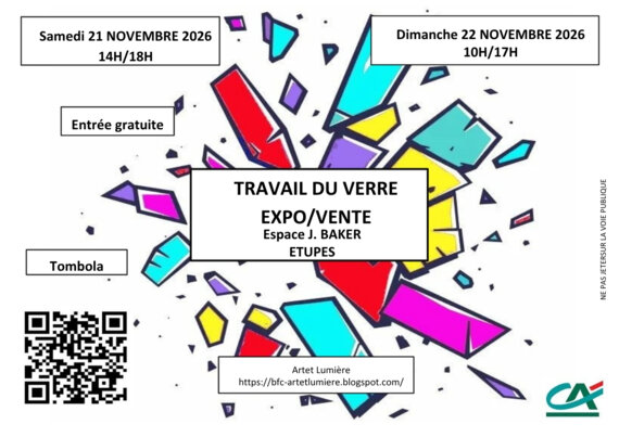 Exposition/vente Travail du Verre