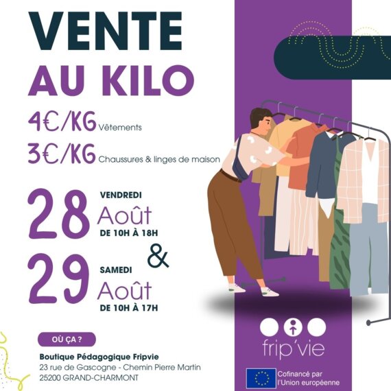 VENTE AU KILO  Vêtements et chaussures