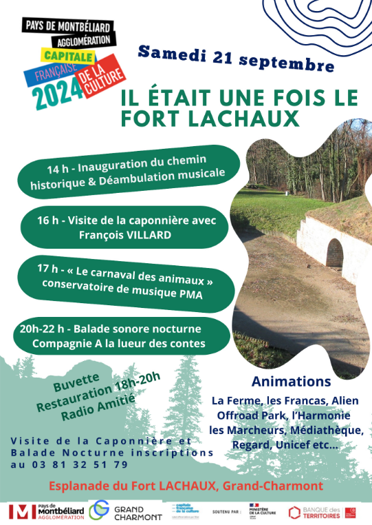 Journées du Patrimoine au Fort Lachaux