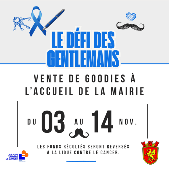 Vente de Goodies - Novembre Bleu