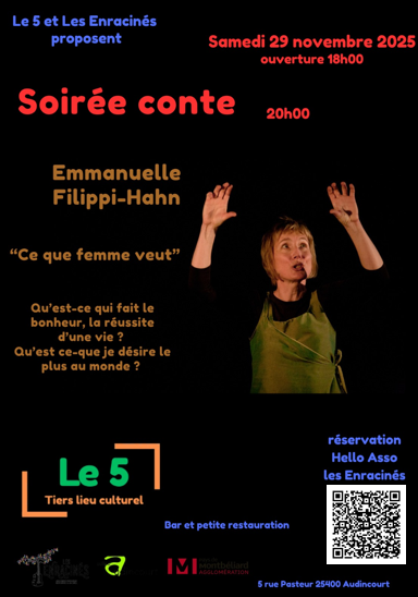 Conte « Ce que Femme veut » - 29 novembre - 20h00