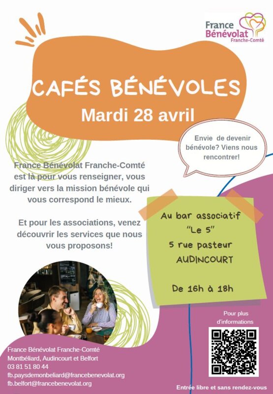 Les "cafés Bénévoles" du Pays de Montbéliard