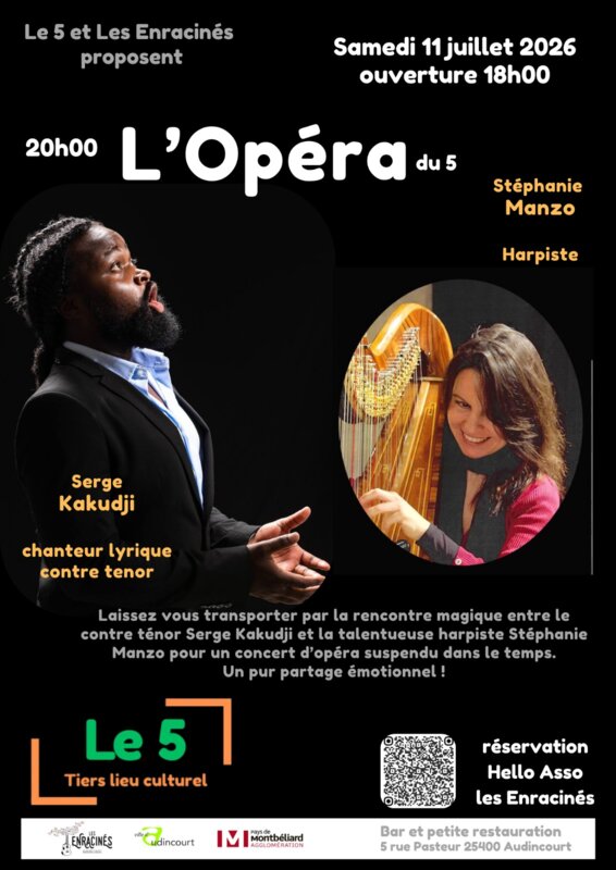 Concert lyrique avec Serge Kakudji et Stéphanie Manzo