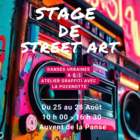 Stage 4 jours STREET ART (Danses urbaines/Graff)