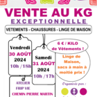 Vente au kilo de vêtements