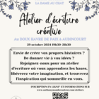 Atelier d'écriture créative