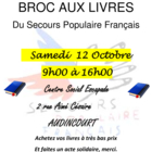 Broc aux livres d'occasion