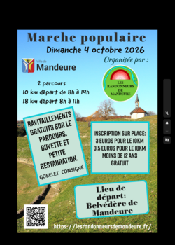 MARCHE POPULAIRE MANDEURE