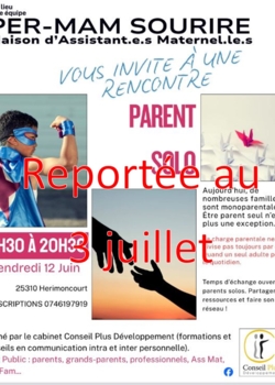 Rencontre "Parent solo"