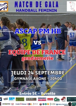 Match de Gala N3F vs Equipe de France Gendarmerie