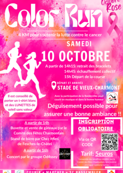 Color run Octobre rose