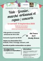 Vide-greniers, marché artisanal, repas concerts