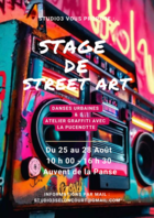Stage 4 jours STREET ART (Danses urbaines/Graff)