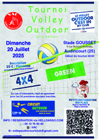 Tournoi volley 4x4 sur herbe