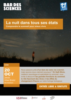 Bar des sciences "La nuit dans tous ses états"