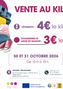 VENTE AU KILO  Vêtements et chaussures