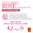 Octobre Rose : Vente de goodies et don libre