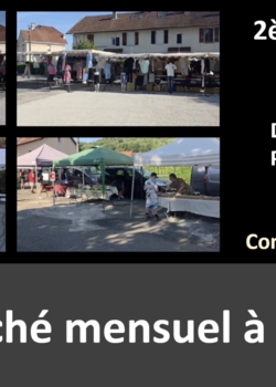 Marché mensuel à Badevel - 11 octobre 2026