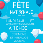 Cérémonie et interlude musical - Fête Nationale