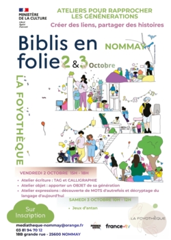 Ateliers et jeux intergénérationnels - Biblis en folie