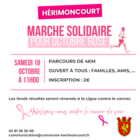 Marche solidaire - Octobre Rose