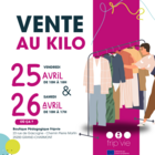 Vente au kilo de vêtements