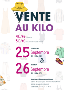 VENTE AU KILO  Vêtements et chaussures