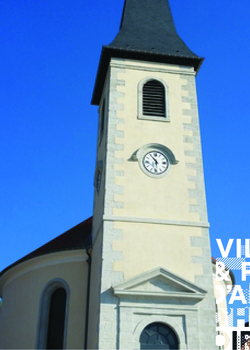 L'église et le temple de Voujeaucourt