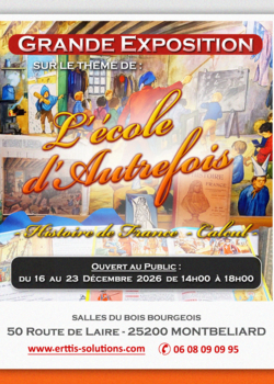 Grande exposition sur l'école d'autrefois