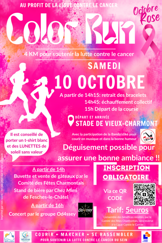 Color run Octobre rose