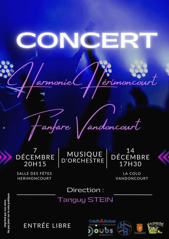 Concert de l'harmonie d'Hérimoncourt
