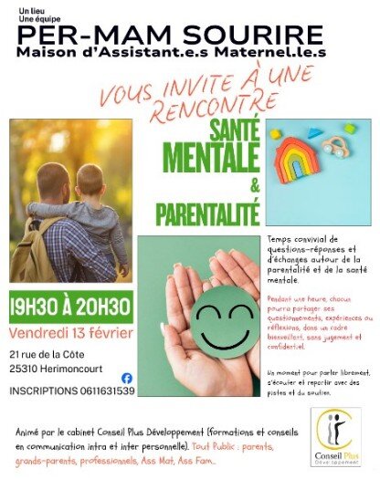 Rencontre "Parentalité et Santé mentale